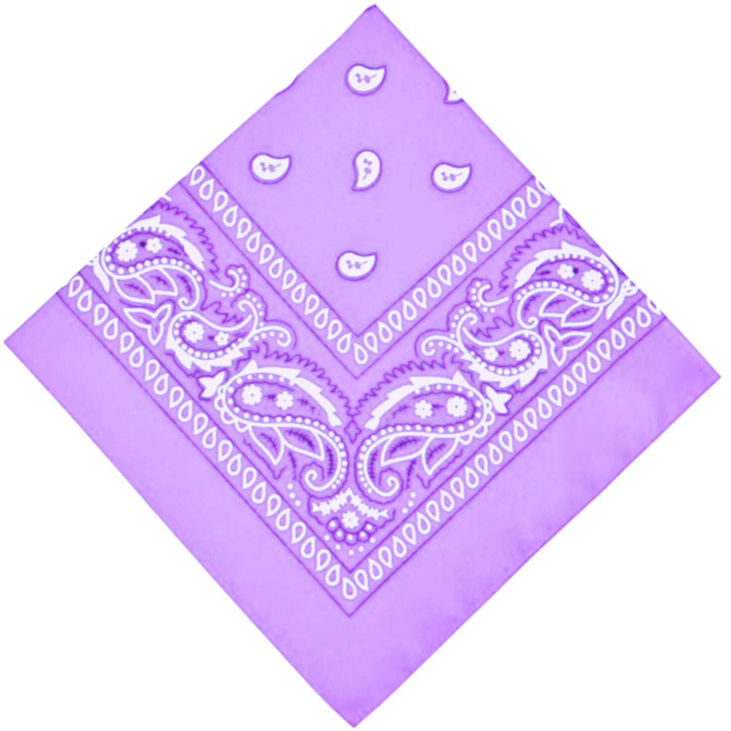 Unisex Paisley Pattern 100% Cotton Bandana Head or Neck Scarf