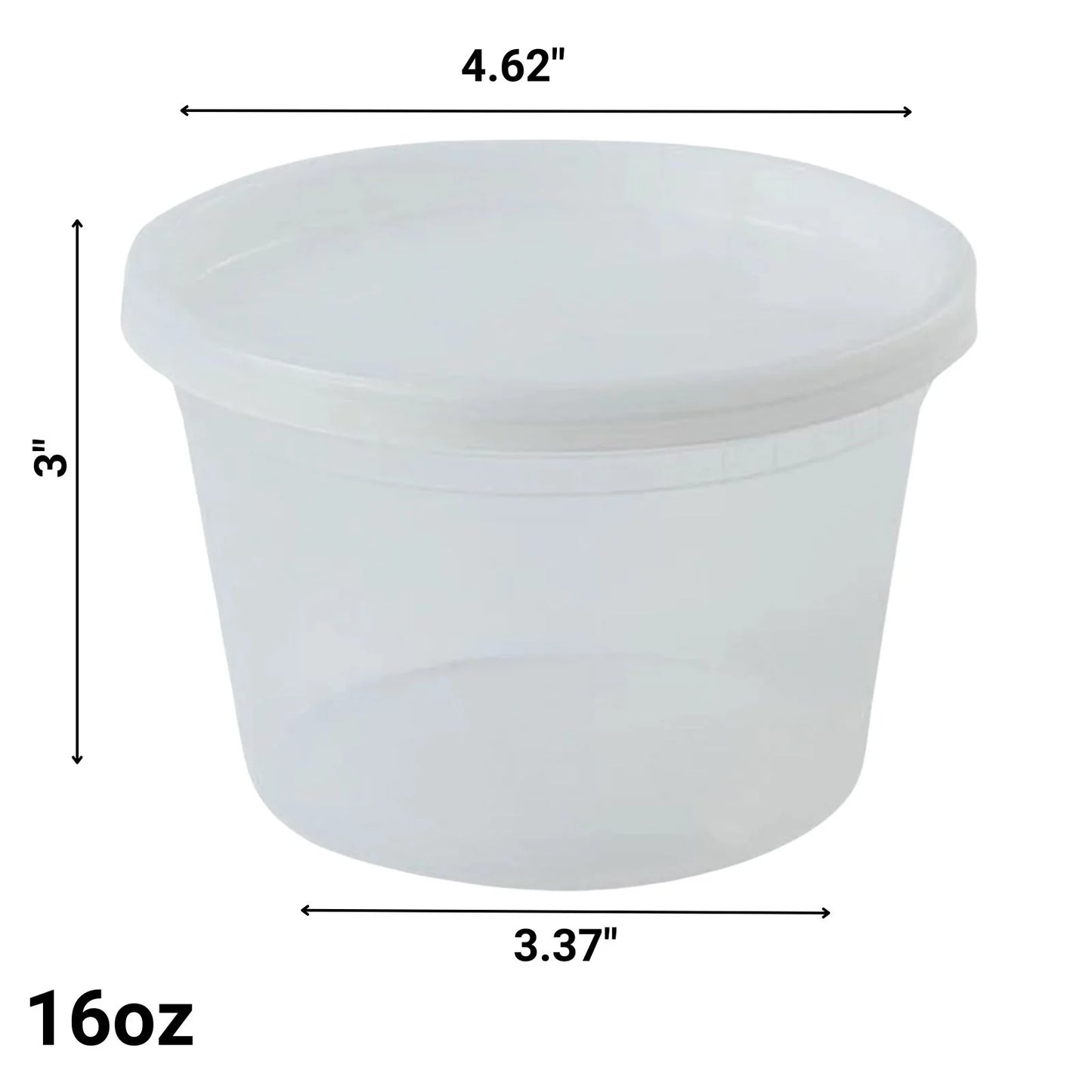 Heavy Duty Deli Food Storage Containers with Lids