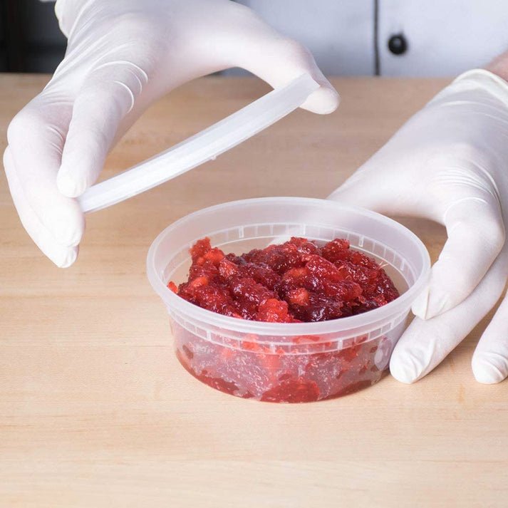 Heavy Duty Deli Food Storage Containers with Lids