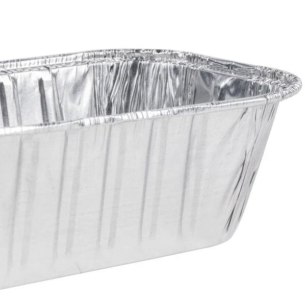 Disposable Aluminum 1lb Rectangular Loaf Pans