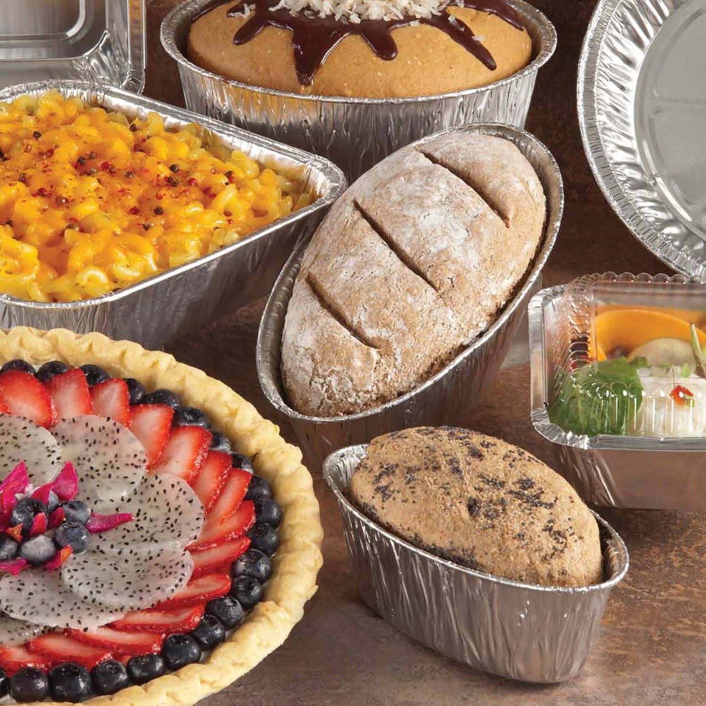 Disposable Aluminum Square Cake Baking Pan