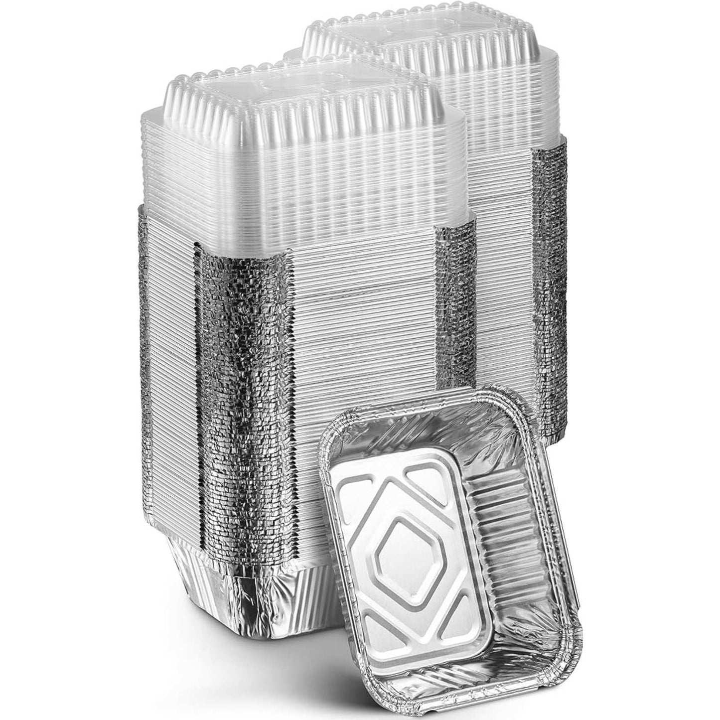 Dome Lids For 1Lb Aluminum Oblong Pans