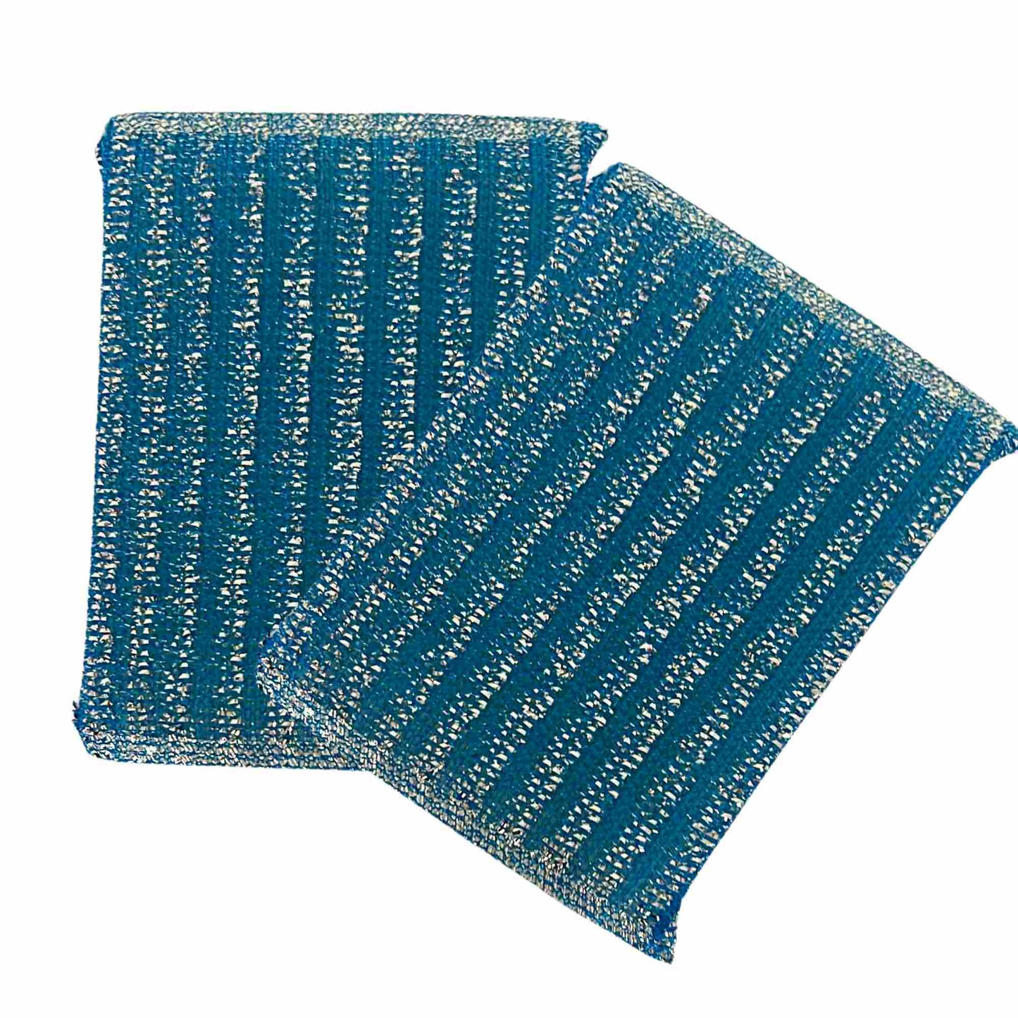 Double Side Metallic Surface Scrubber: 2 Pack Sponges & Scouring Pads Cleaning Scrubber product image 5