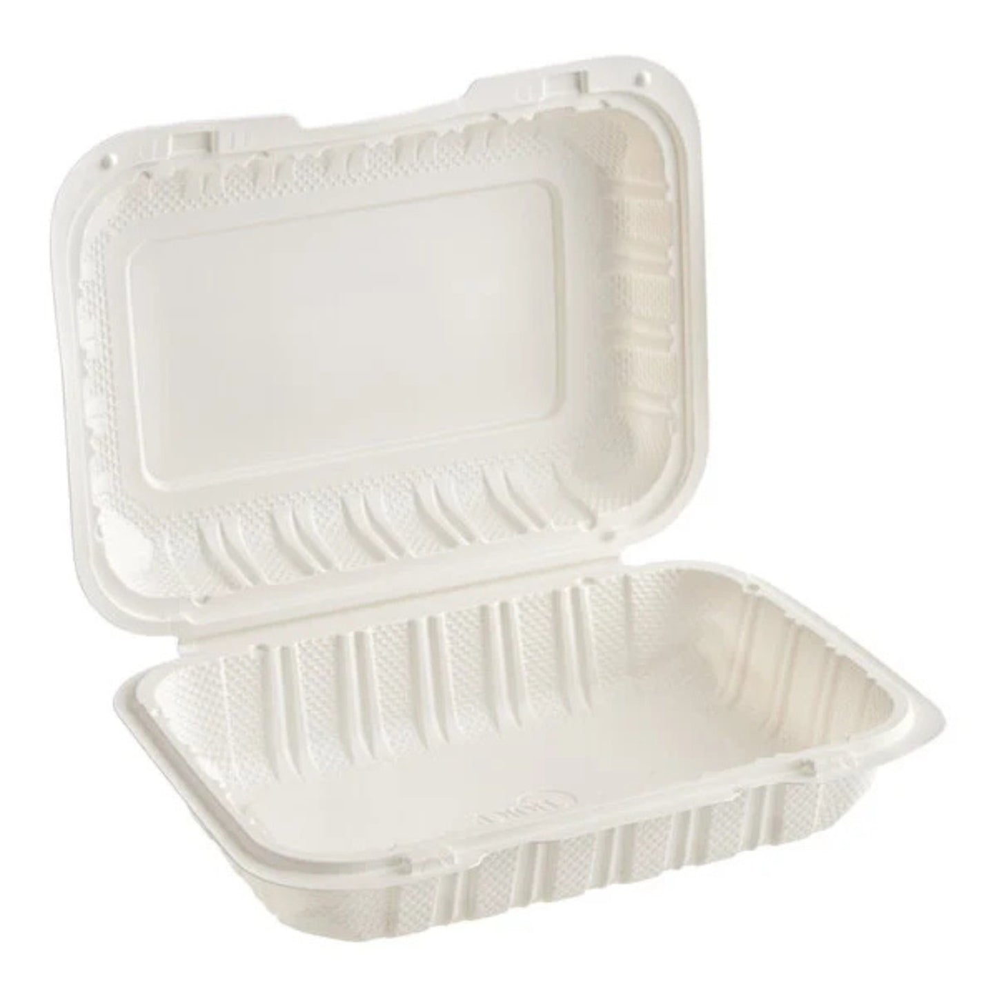 Eco Friendly Microwavable , Food Containers with Clamshell Hinged Lid