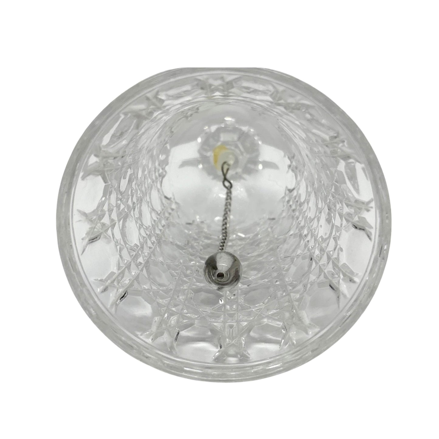 Elegant Decorative Handheld Glass Bell