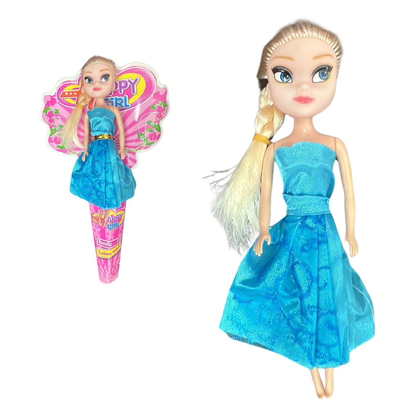 Assorted Elsa & Anna Dolls | Mini Princess Dolls for Kids