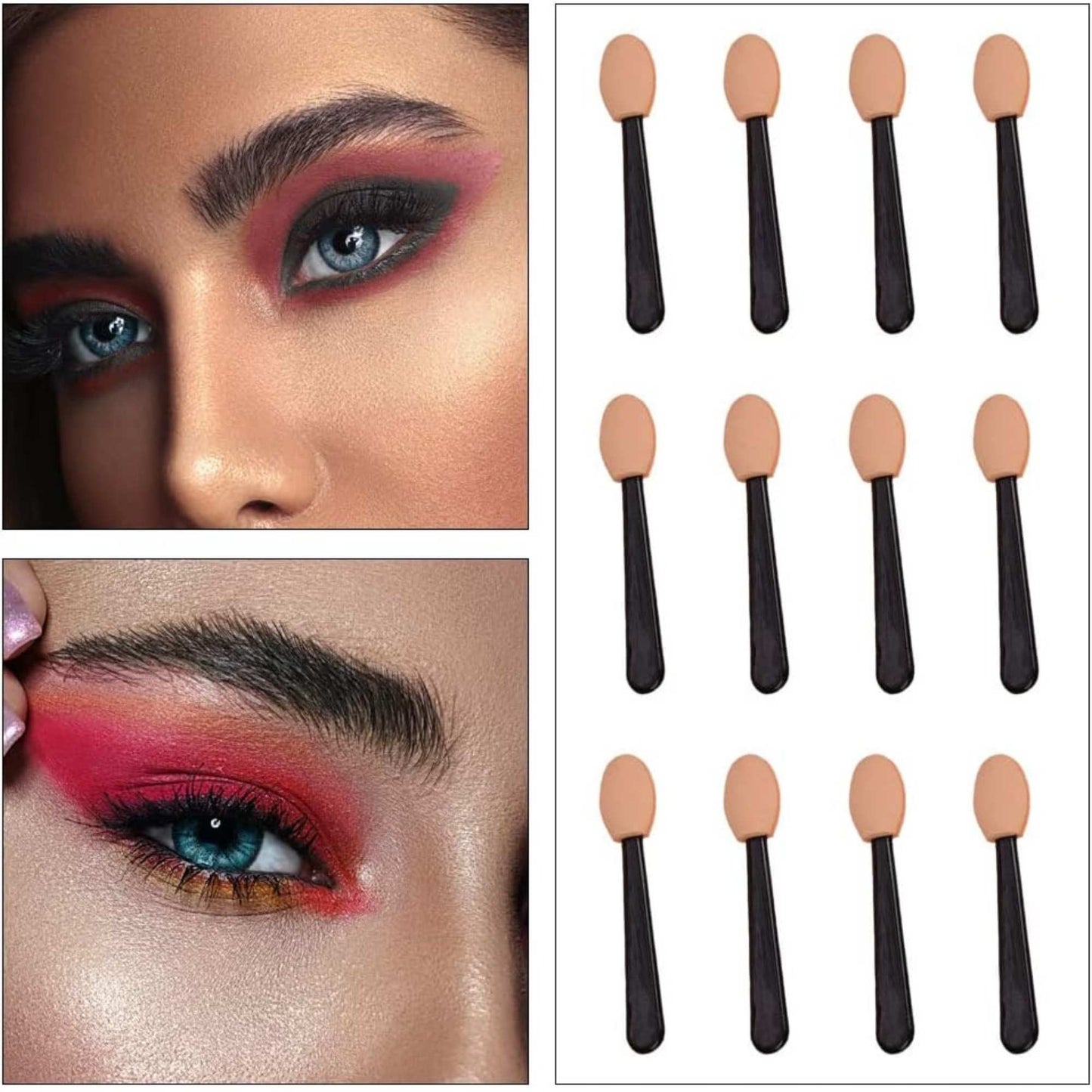 1.9 Inch Eyeshadow Applicator: 12 Pack Makeup Brushes Holidays Gift Tools product image 6