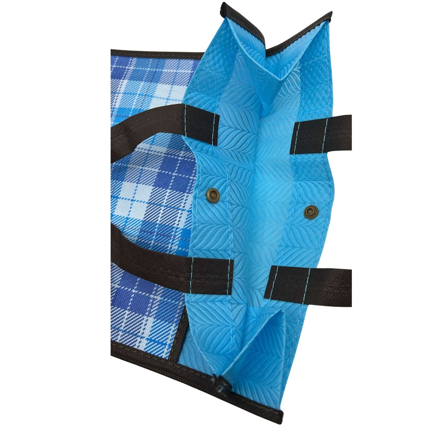 Reusable Fabric Gift Bag with Double Pockets and Safety Button