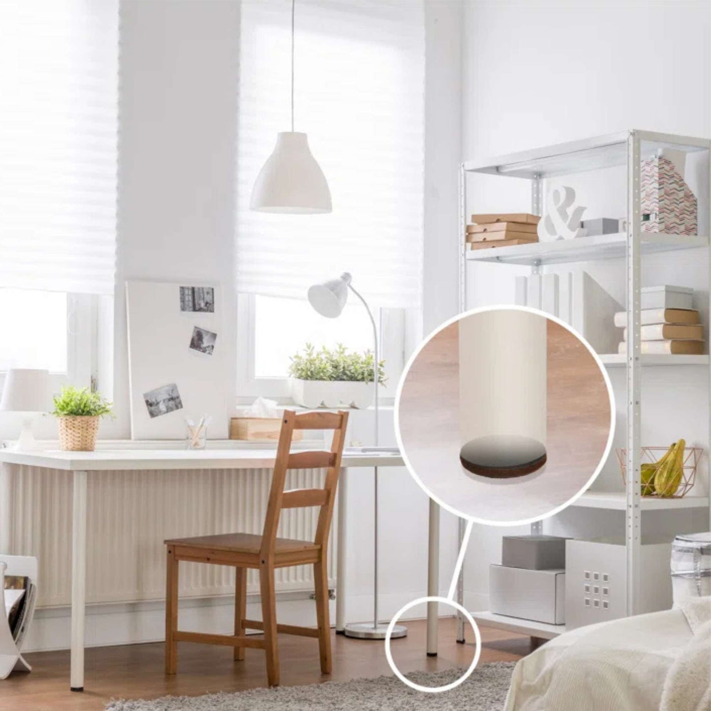 Oval & Round Felt Pads, Furniture & Floor Protectors