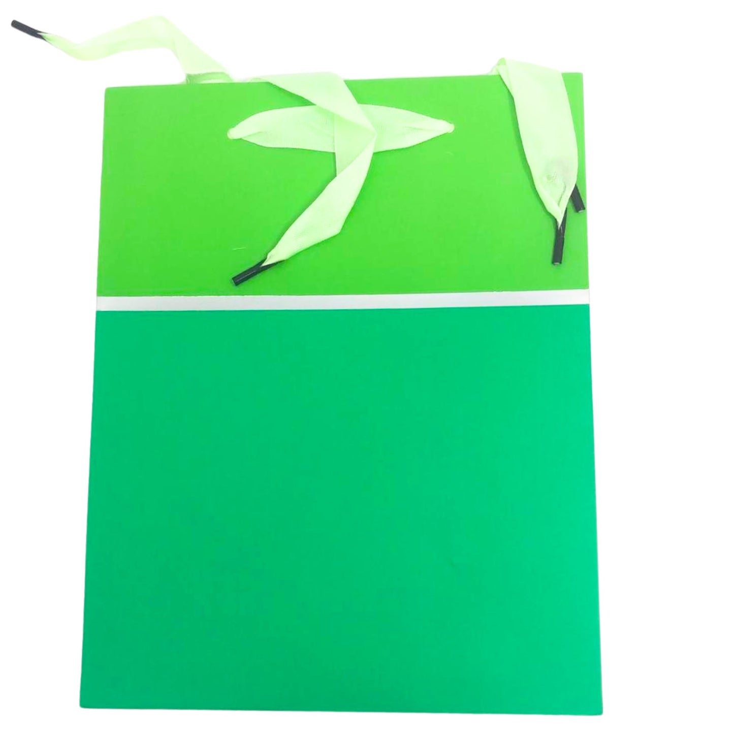 Gift Bag – 1 pcs Festive and Reusable Bag for Celebrating Special Moments ..Green Ribbon