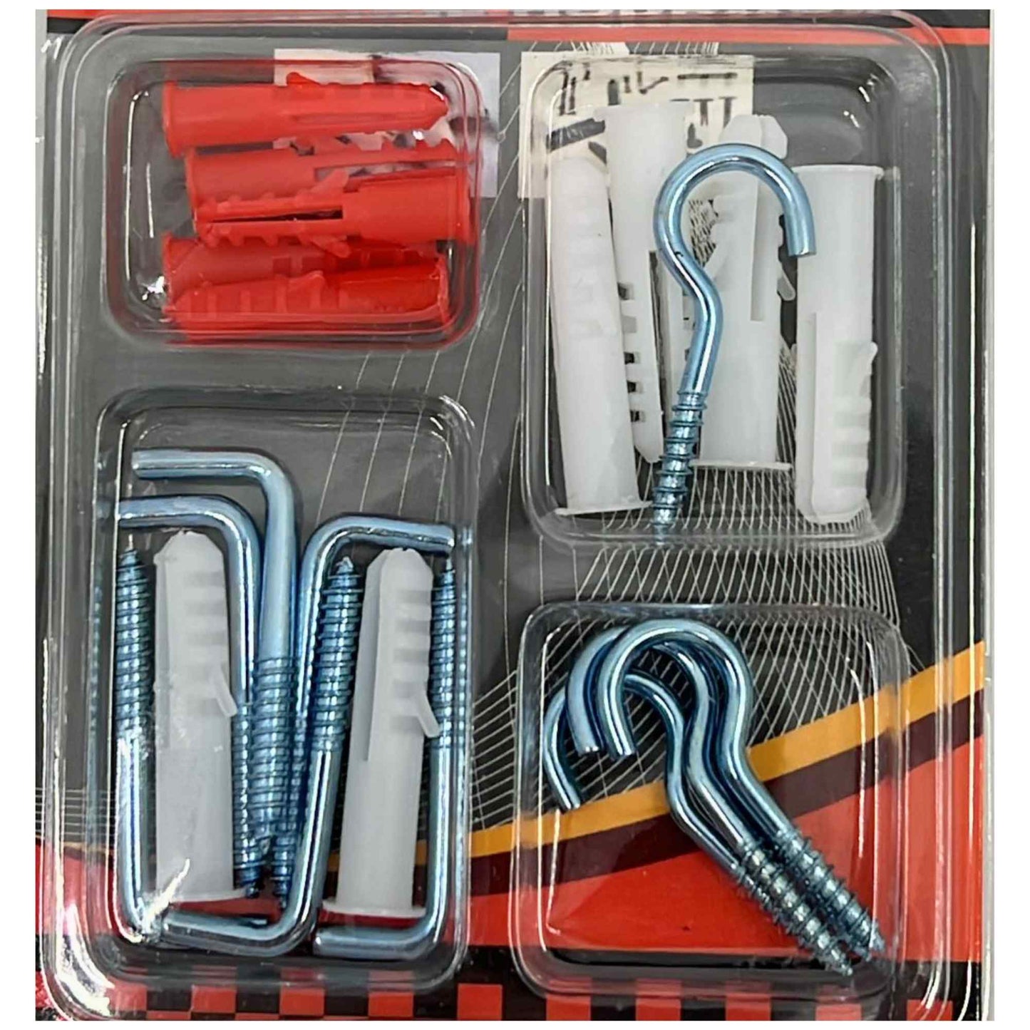 General Hardware Kit 20 Pack Hooks, Buckles & Fasteners Home Tools size and feature image
