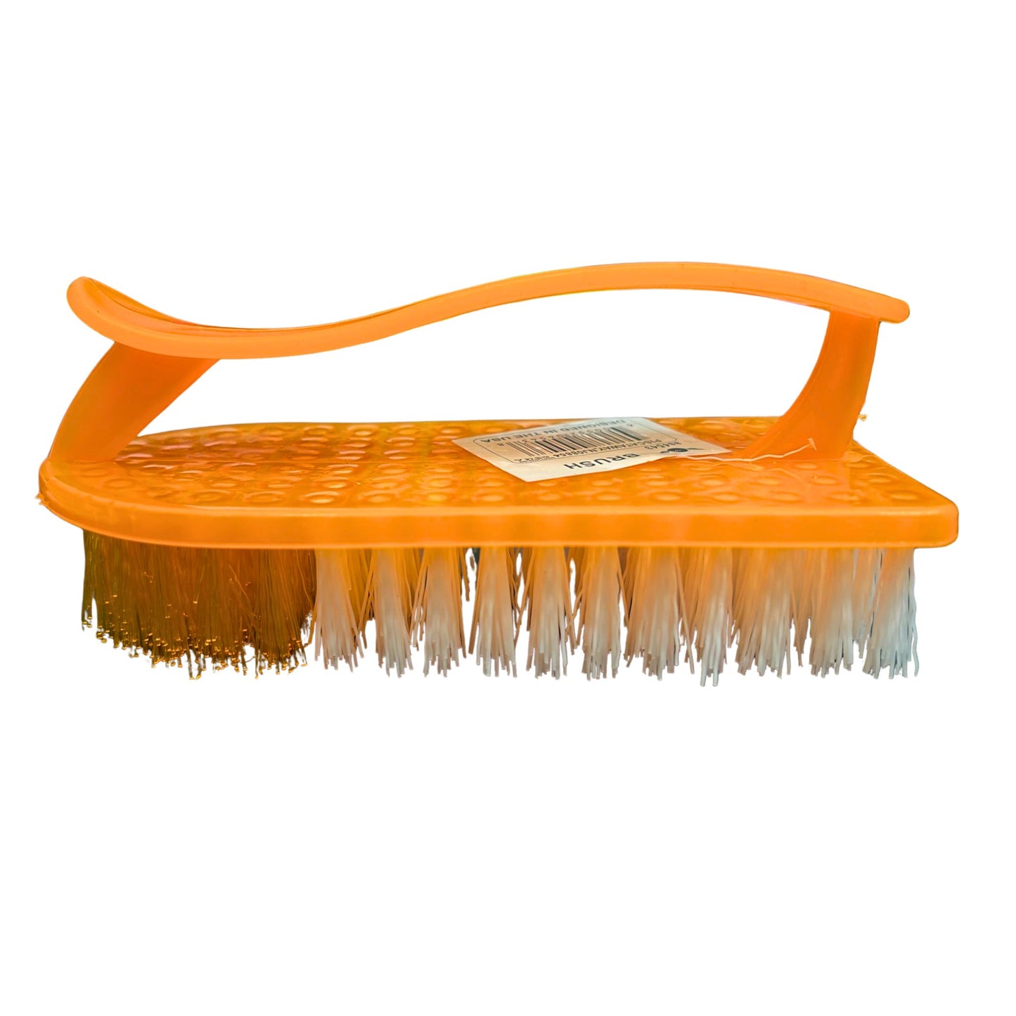 Hard Bristle Plastic Iron Style Scrub Brush