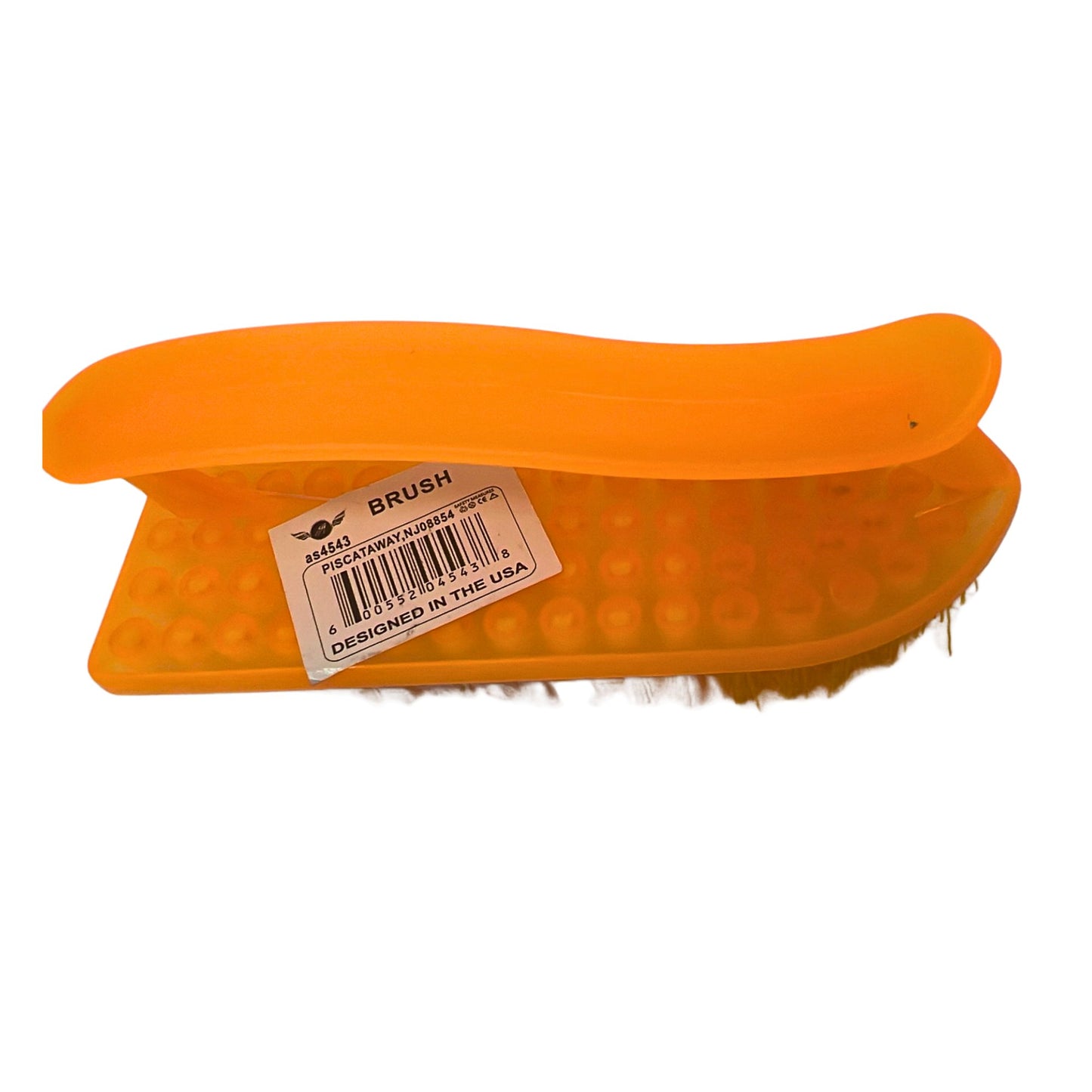 Hard Bristle Plastic Iron Style Scrub Brush