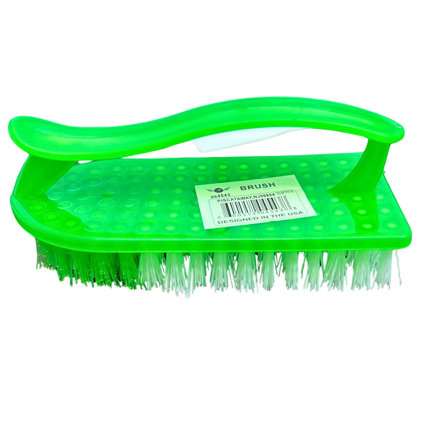 Hard Bristle Plastic Iron Style Scrub Brush