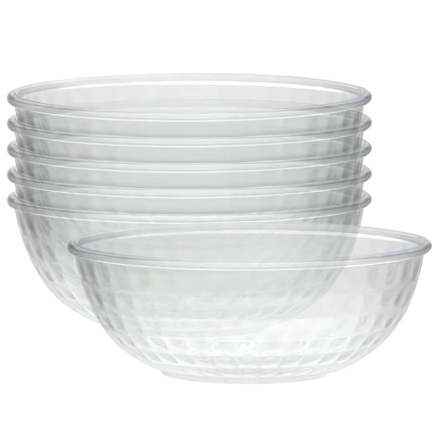 Heavyweight 12oz Clear Crystal Plastic Soup Bowl