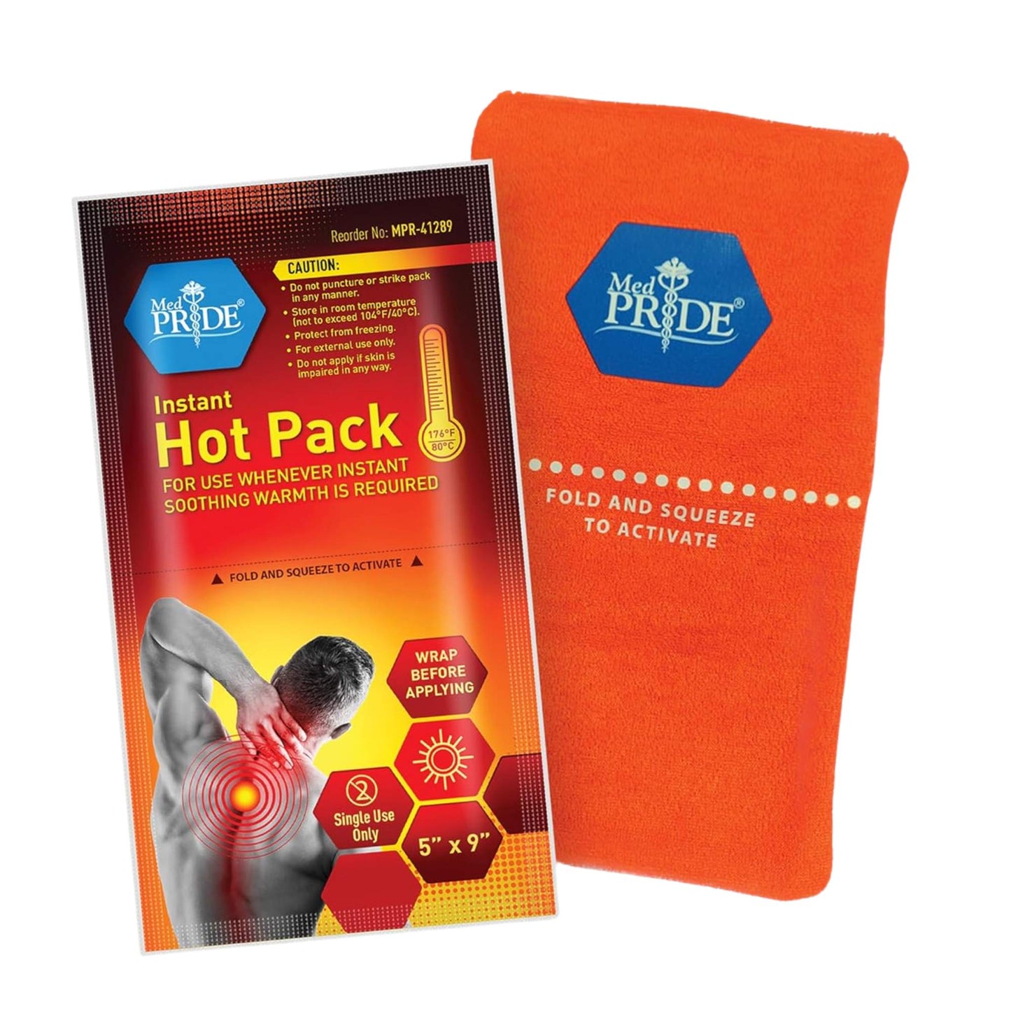 Instant Hot Pack Heat Therapy: 1 Pack Personal Care Safety size and feature image