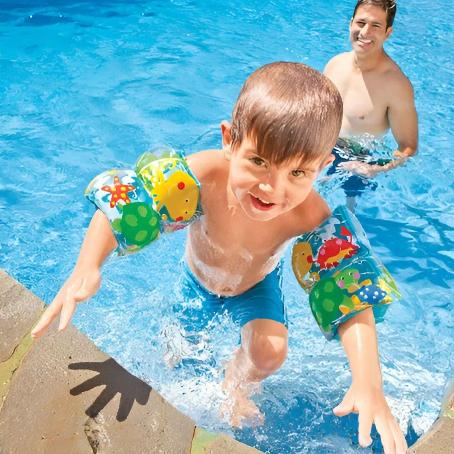 Intex Sea Buddy Inflatable Arm Bands – Swim Floaties for Kids