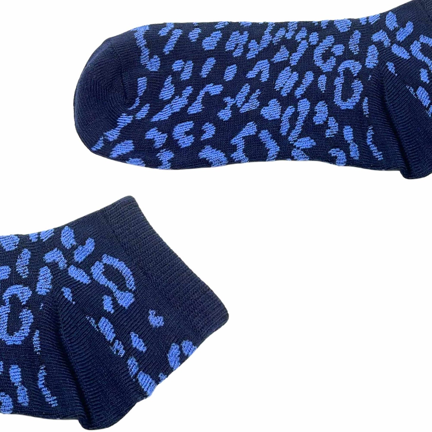 Kids Soft & Stretchy Comfortable Fit Blue Ankle Socks: 1 Pair Kids Socks size and feature image