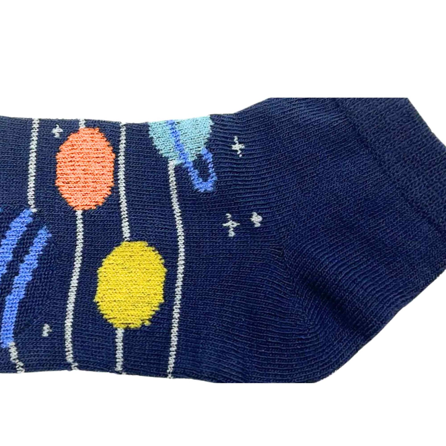 Kids Soft & Stretchy Comfortable Fit Navy Ankle Socks: 1 Pair Kids Socks size and feature image