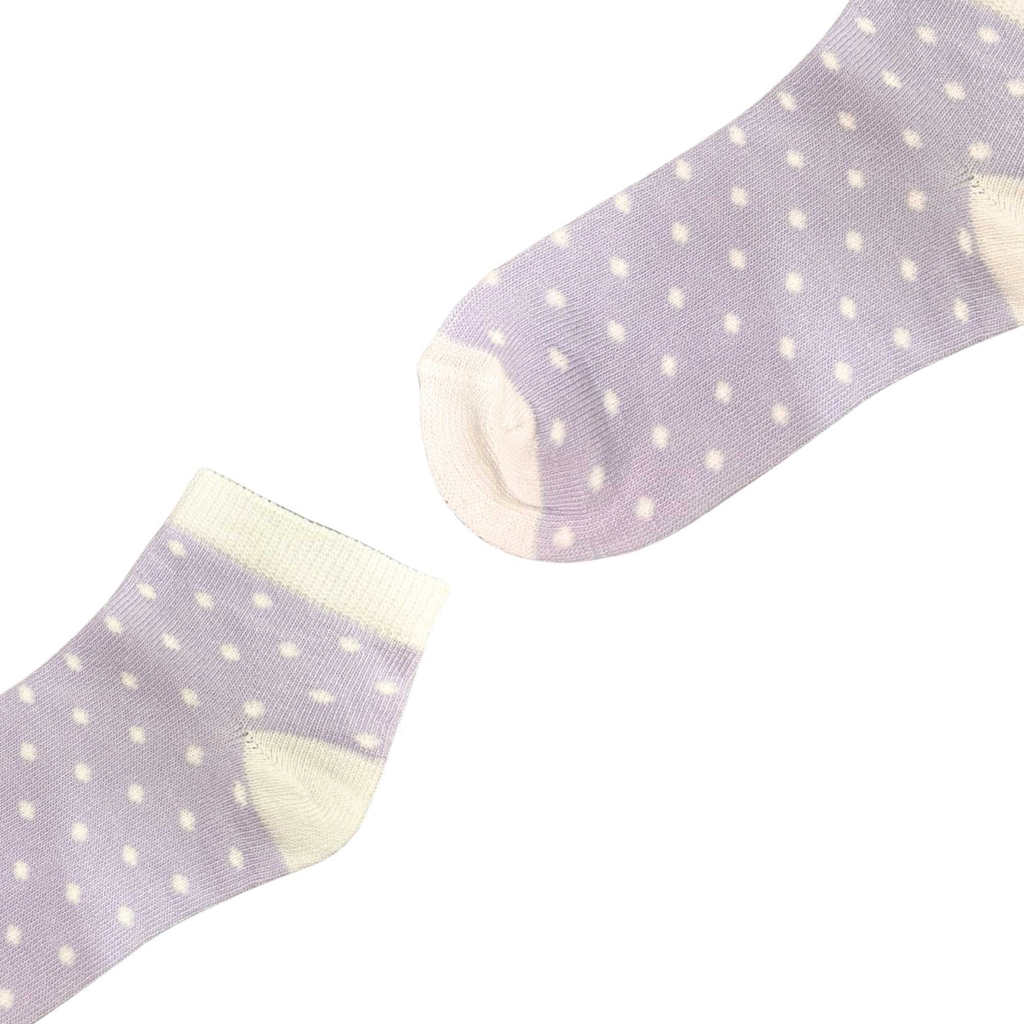 Kids Soft & Stretchy Comfortable Fit Purple Ankle Socks: 1 Pair Kids Socks lifestyle use image