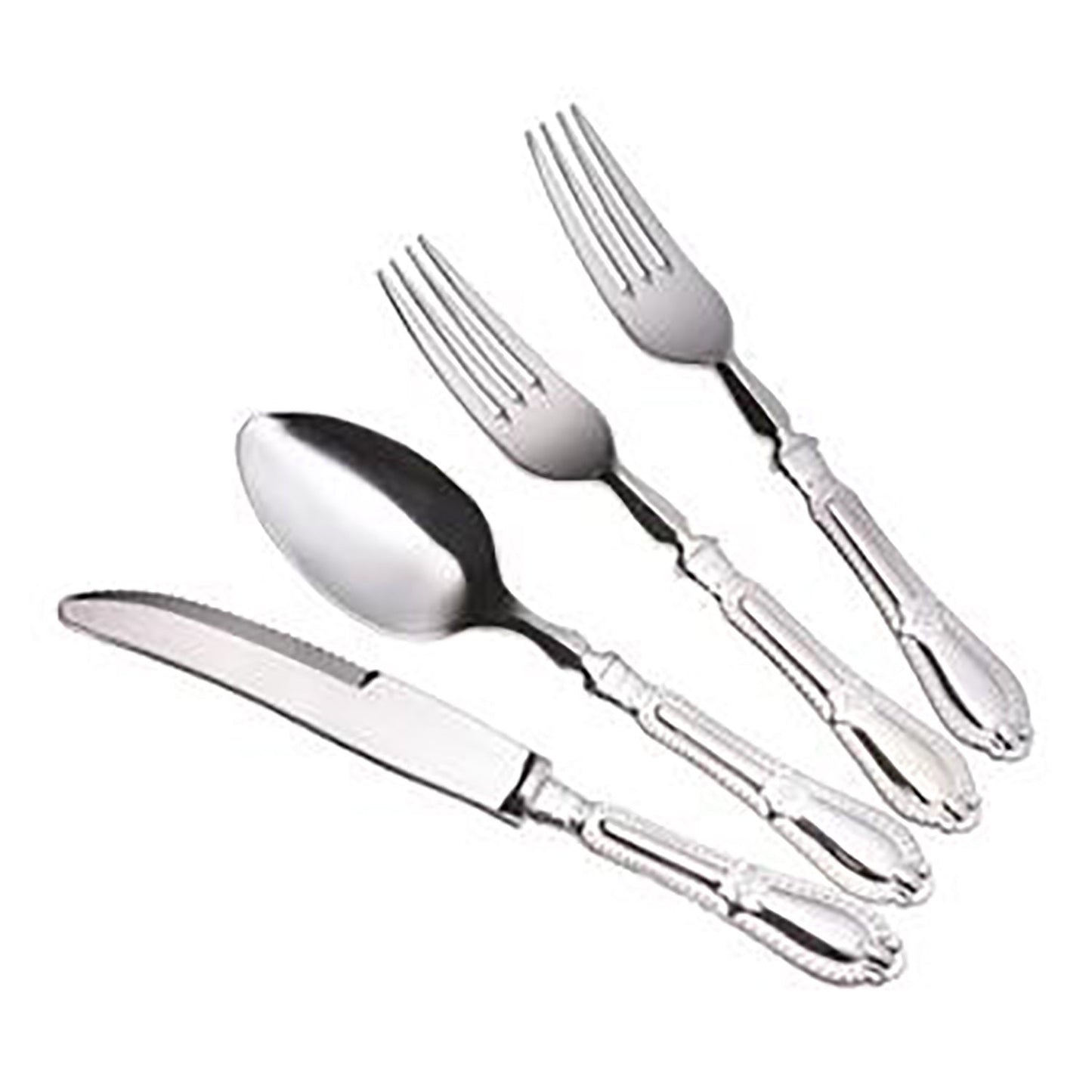 Luxury Baroque Collection Silver Tee Spoons