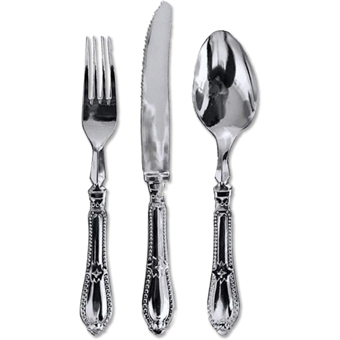 Luxury Baroque Collection Silver Tee Spoons