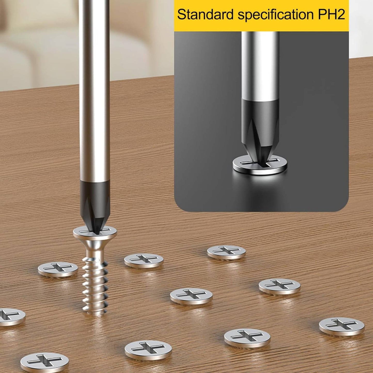 6x100mm Phillips Screwdriver:1 Pack Phillips Screwdrivers Home Tools product image 5