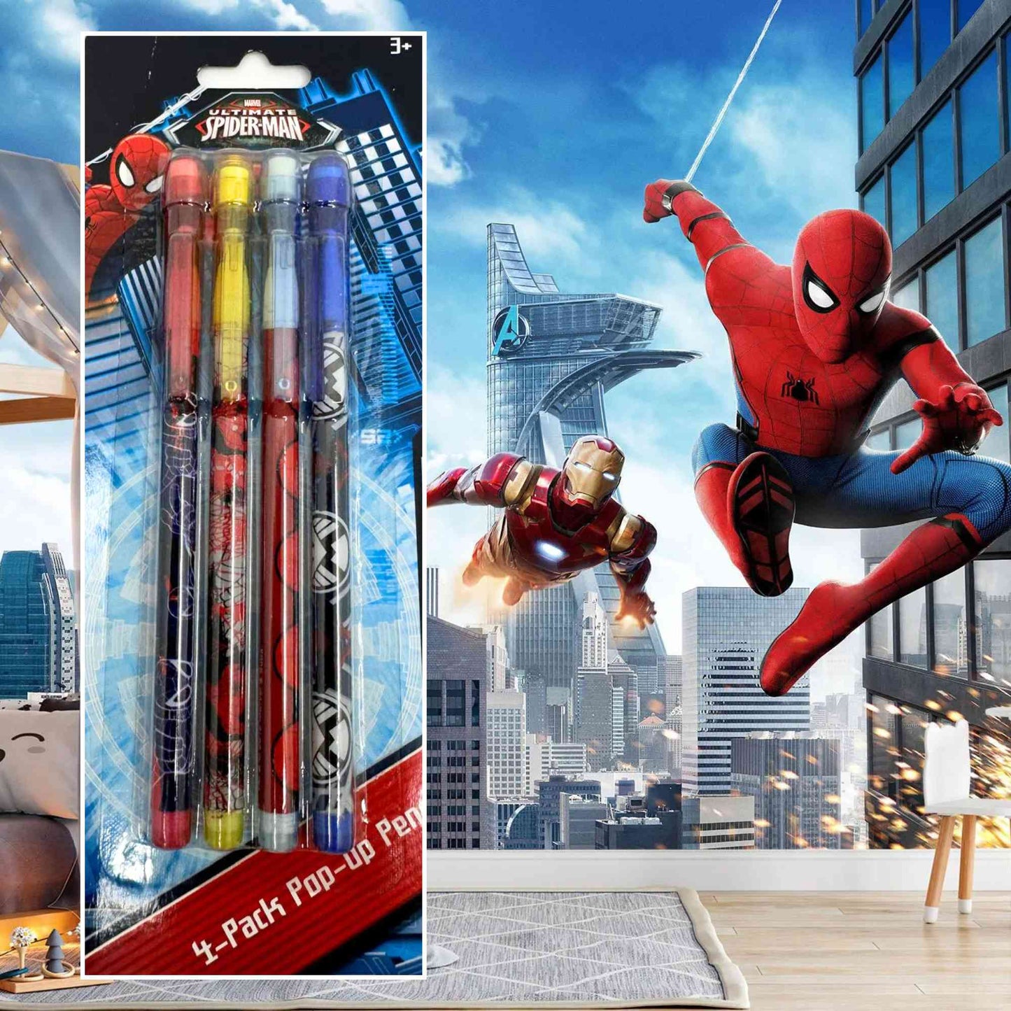 Ultimate Spider?Man Pop?Up Pencil: 4 Pack Pencils Pencil School lifestyle use image