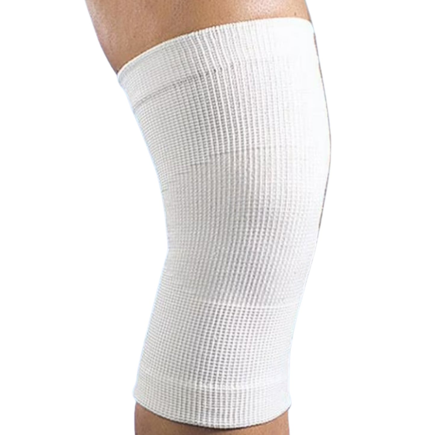 Max Adams Essentials White Stretchable Knee Support