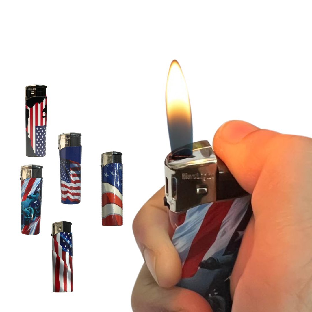 Maxlight Lighters Flag Design – Patriotic : 2 Pack Lighters, Novelty & Souvenir Catalog American Flag Lighter product image