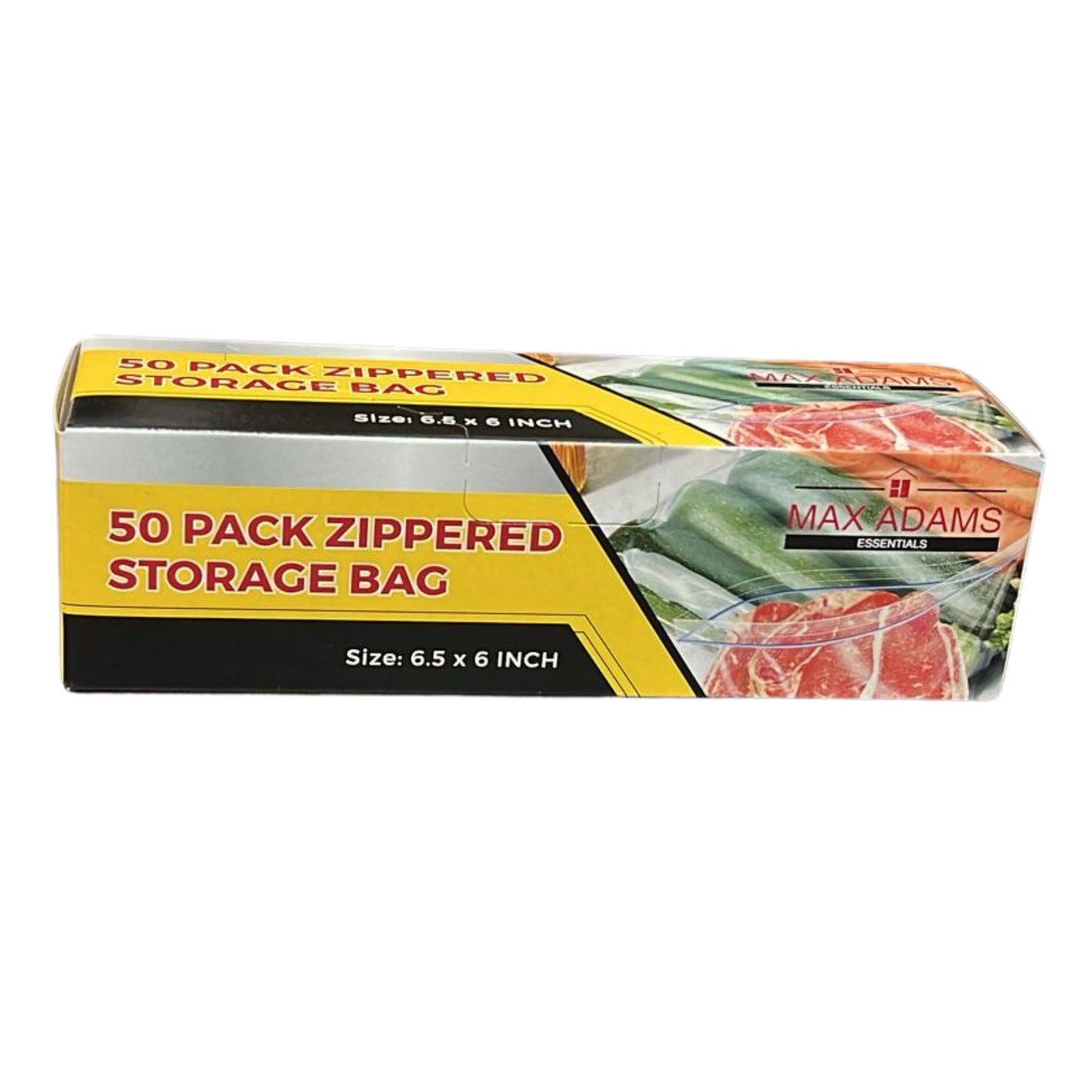 Resealable 6.5"X6" Multi-Purpose Zippered Storage Bags