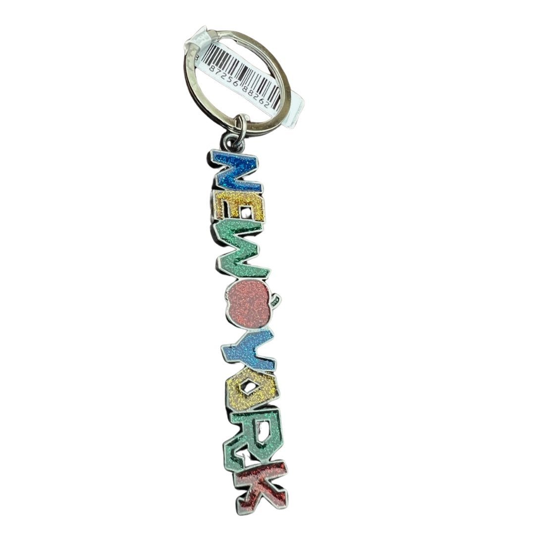 Multicolor Glittered New York Keychain Souvenir – Sparkling NYC Keepsake Keychain, Novelty & Souvenir Catalog lifestyle use