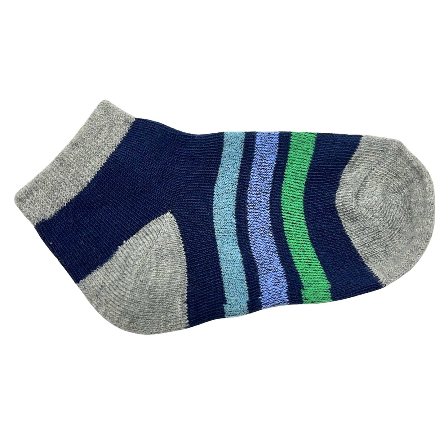 Kids Soft & Stretchy Comfortable Fit Navy Ankle Socks: 1 Pair Kids Socks size and feature image
