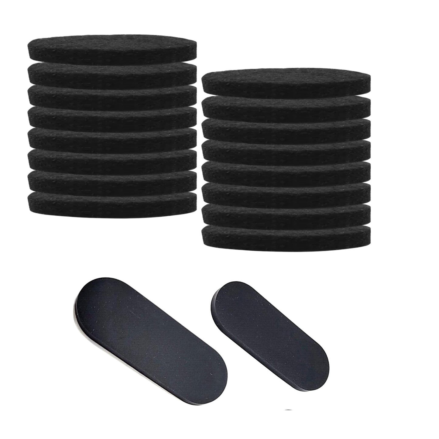 Oval & Round Felt Pads, Furniture & Floor Protectors