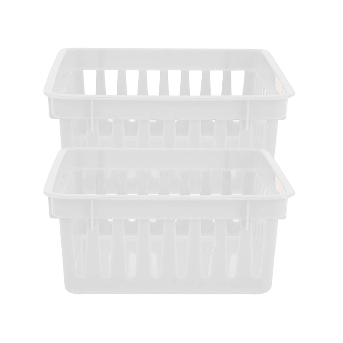 Rectangular Plastic Organizing Baskets
