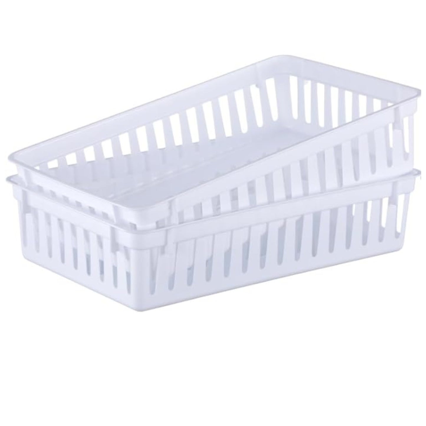 Rectangular Inches Plastic Organizing Baskets