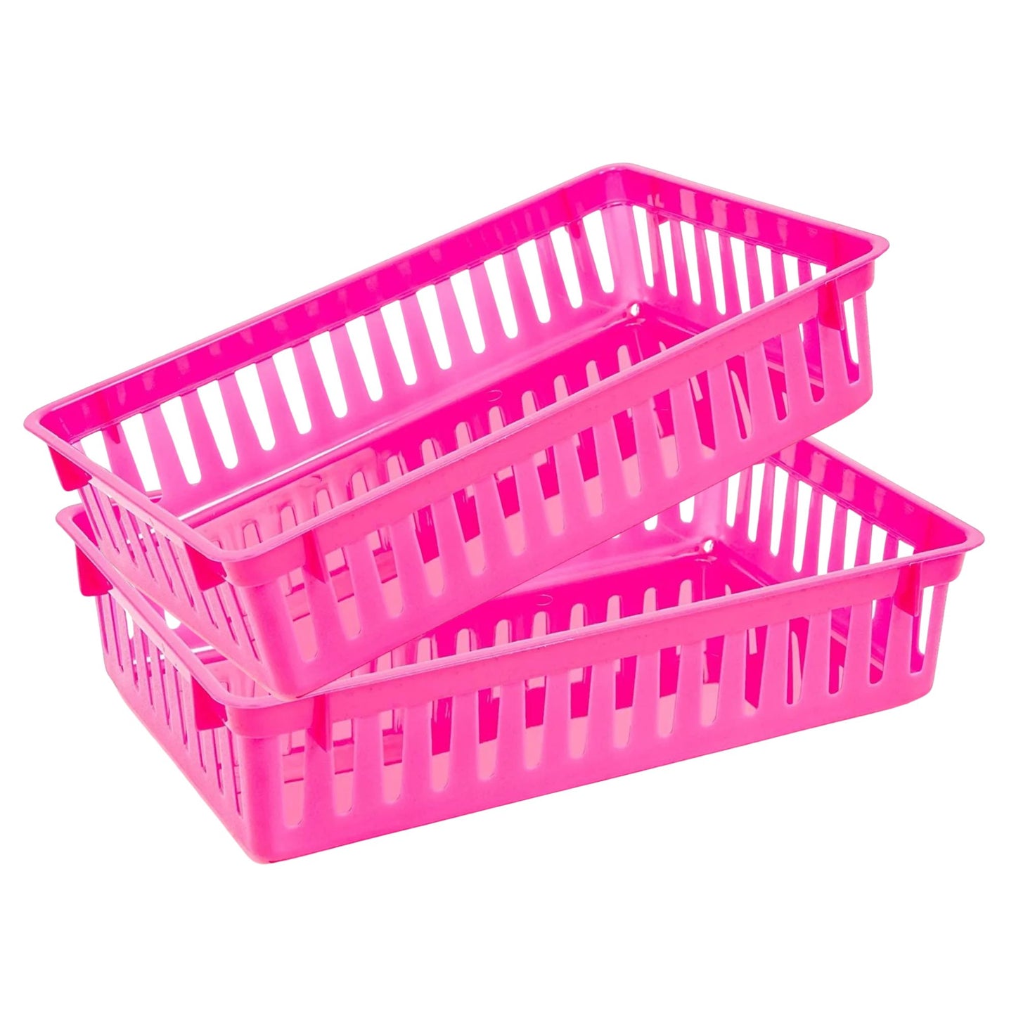 Rectangular Inches Plastic Organizing Baskets