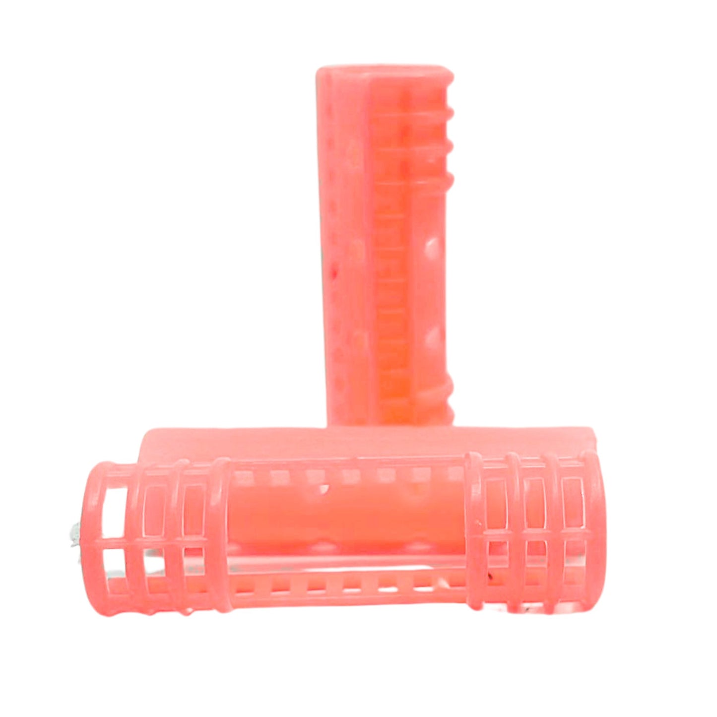 Red Snap-On Small Magnetic Hair Rollers