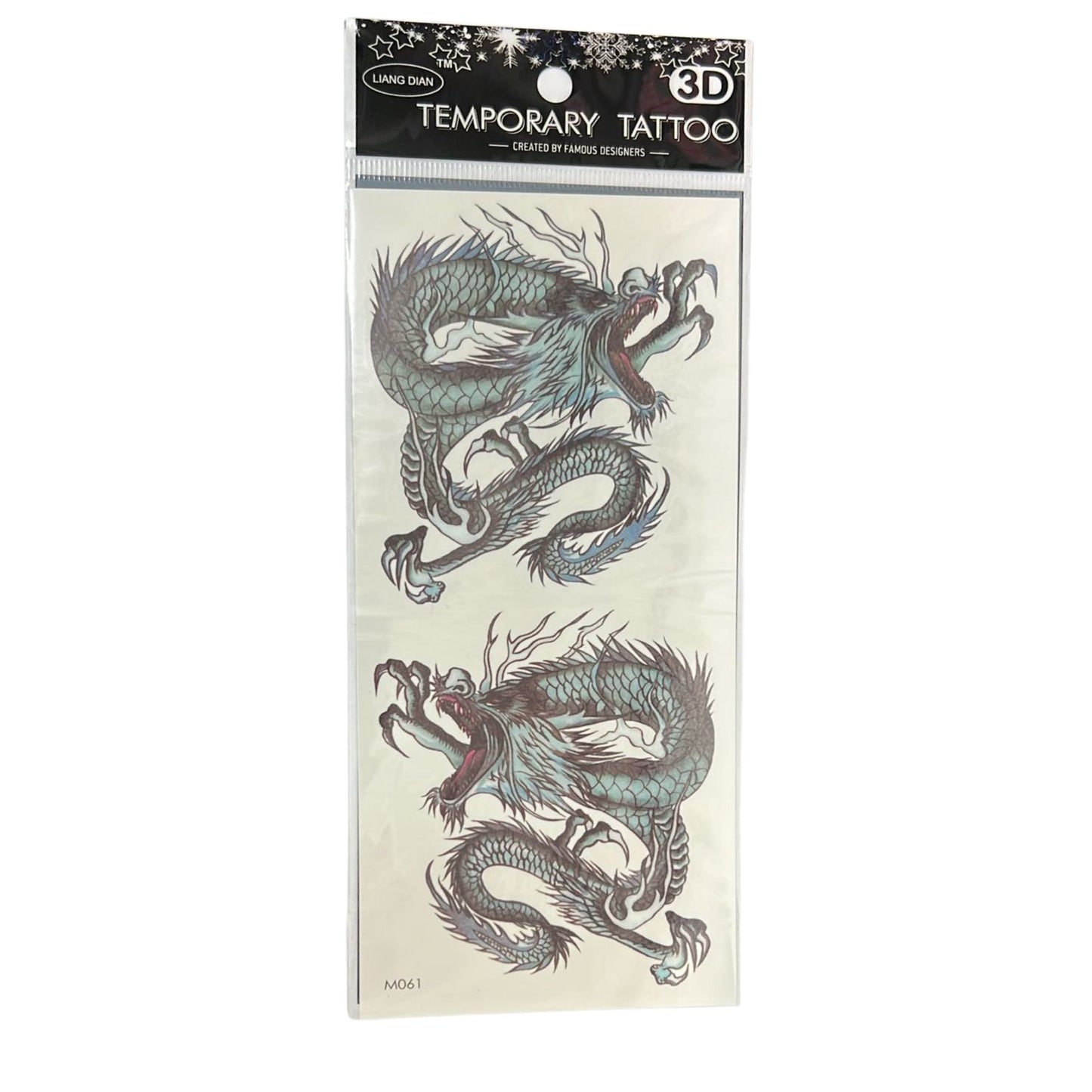 Unisex Colored Semi Permanent/Temporary Long-Lasting Tattoo