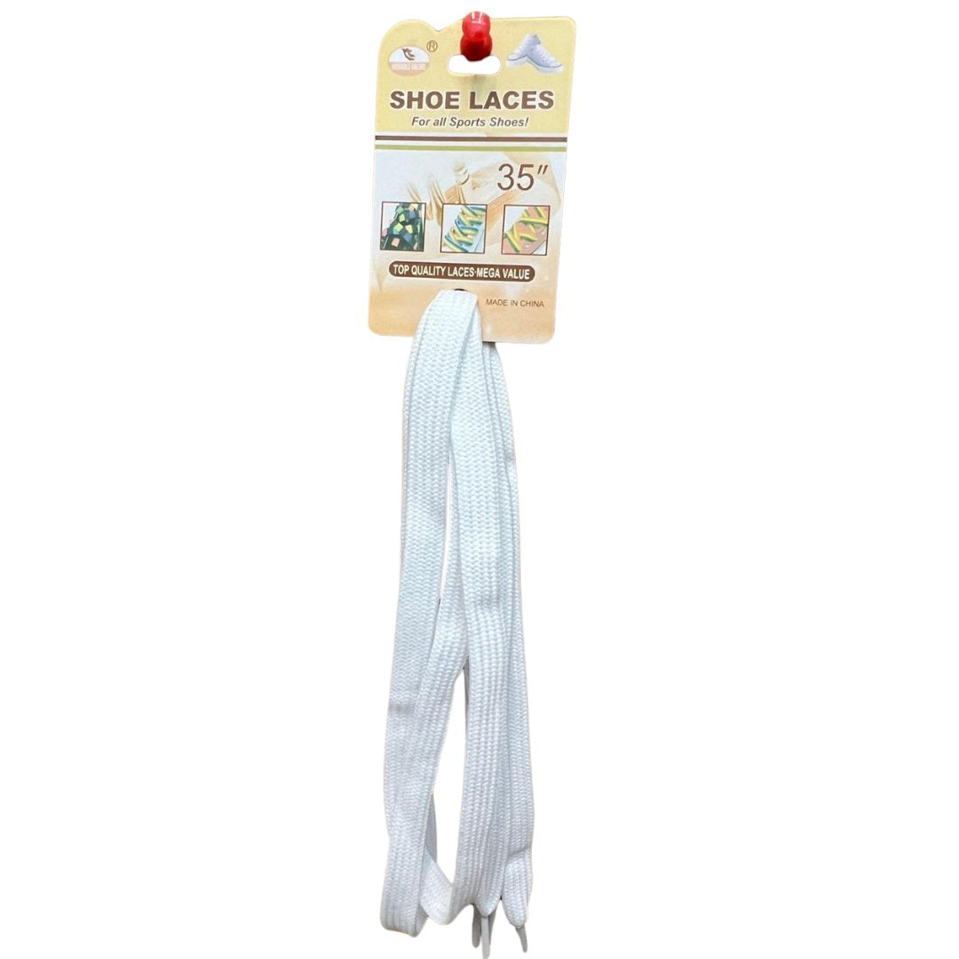 Shoe Laces for All Sports Shoes-White