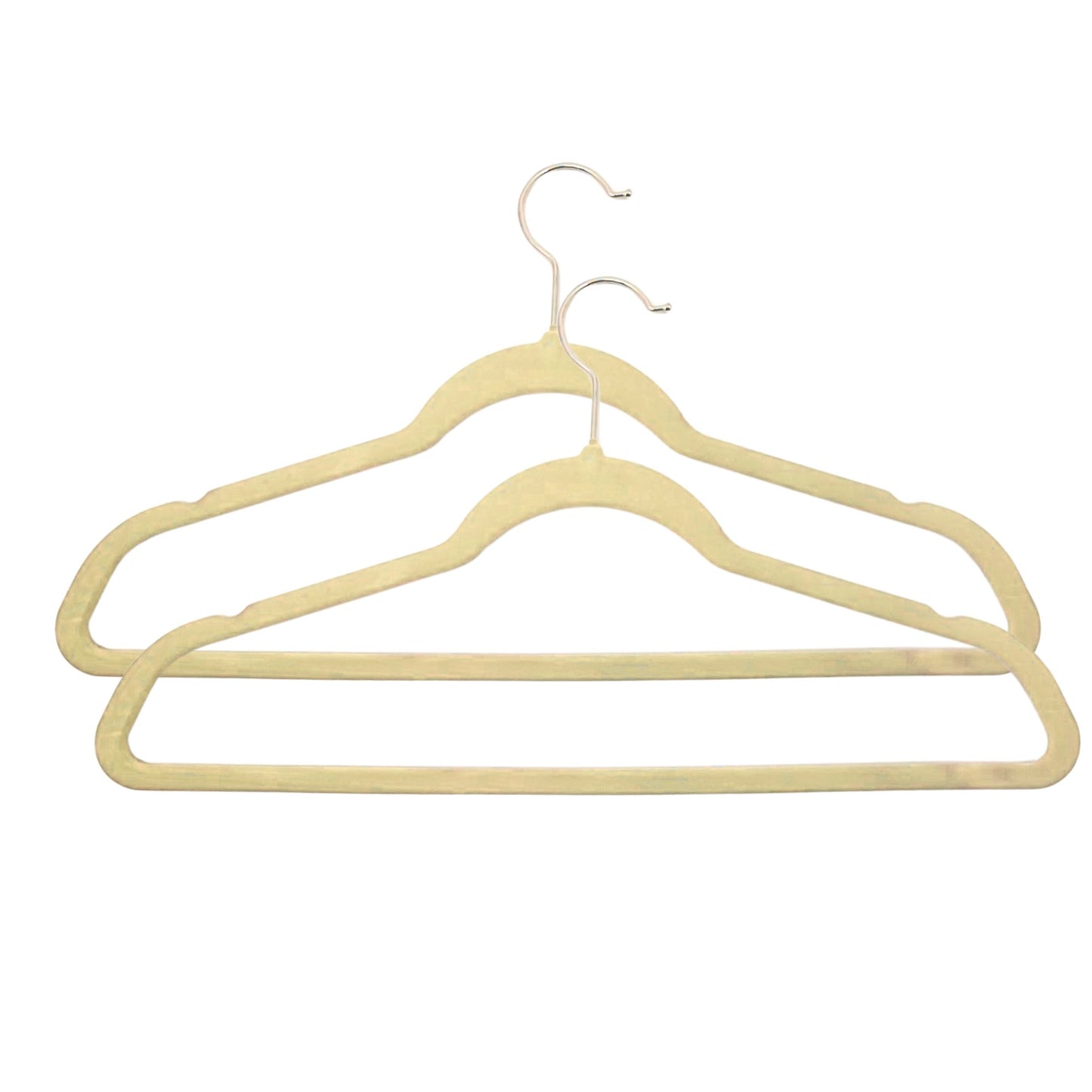 Basics Slim Velvet Non-Slip Suit Hangers with 360° Swivel Hook