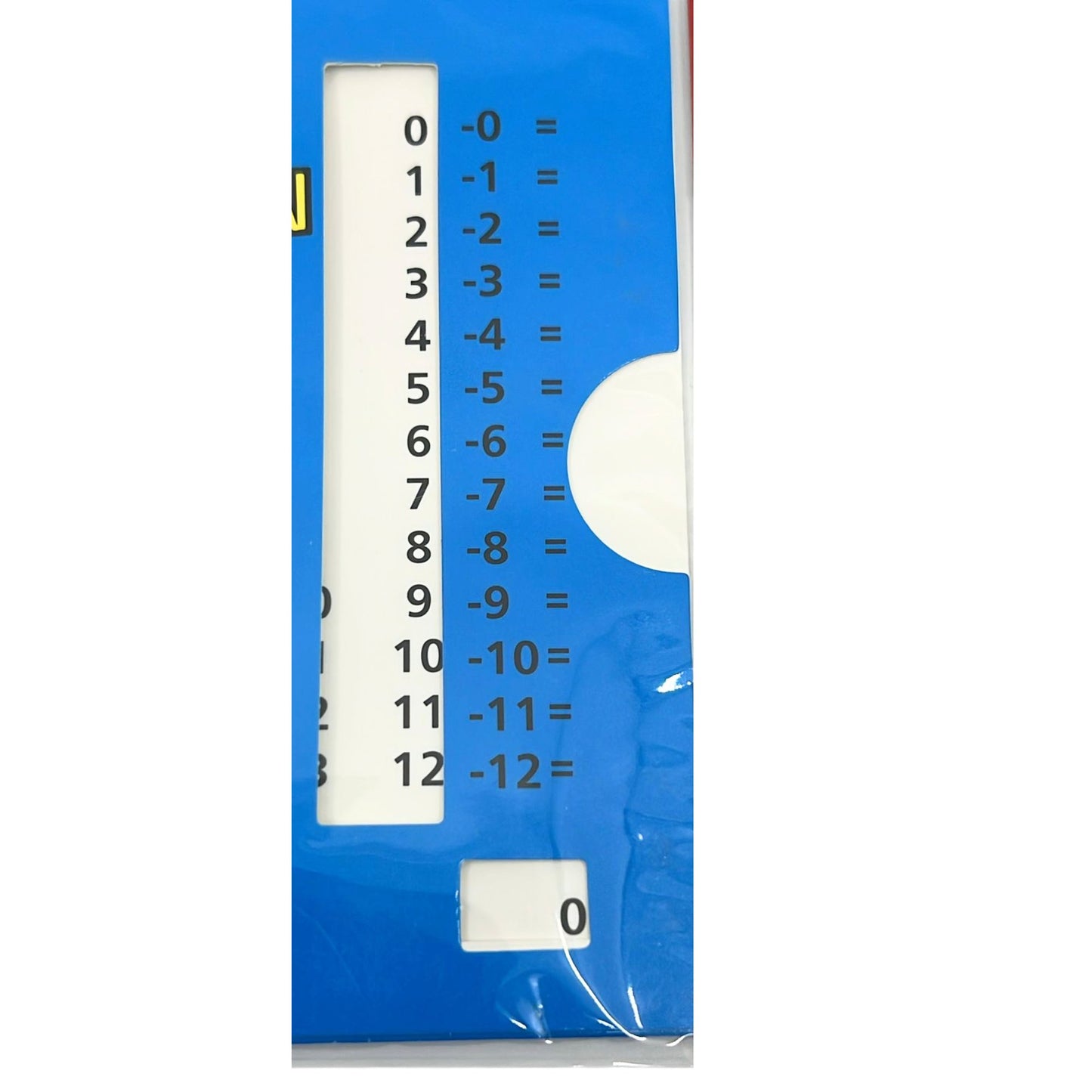 Student Subtraction Table – Educational Chart for Early Learners