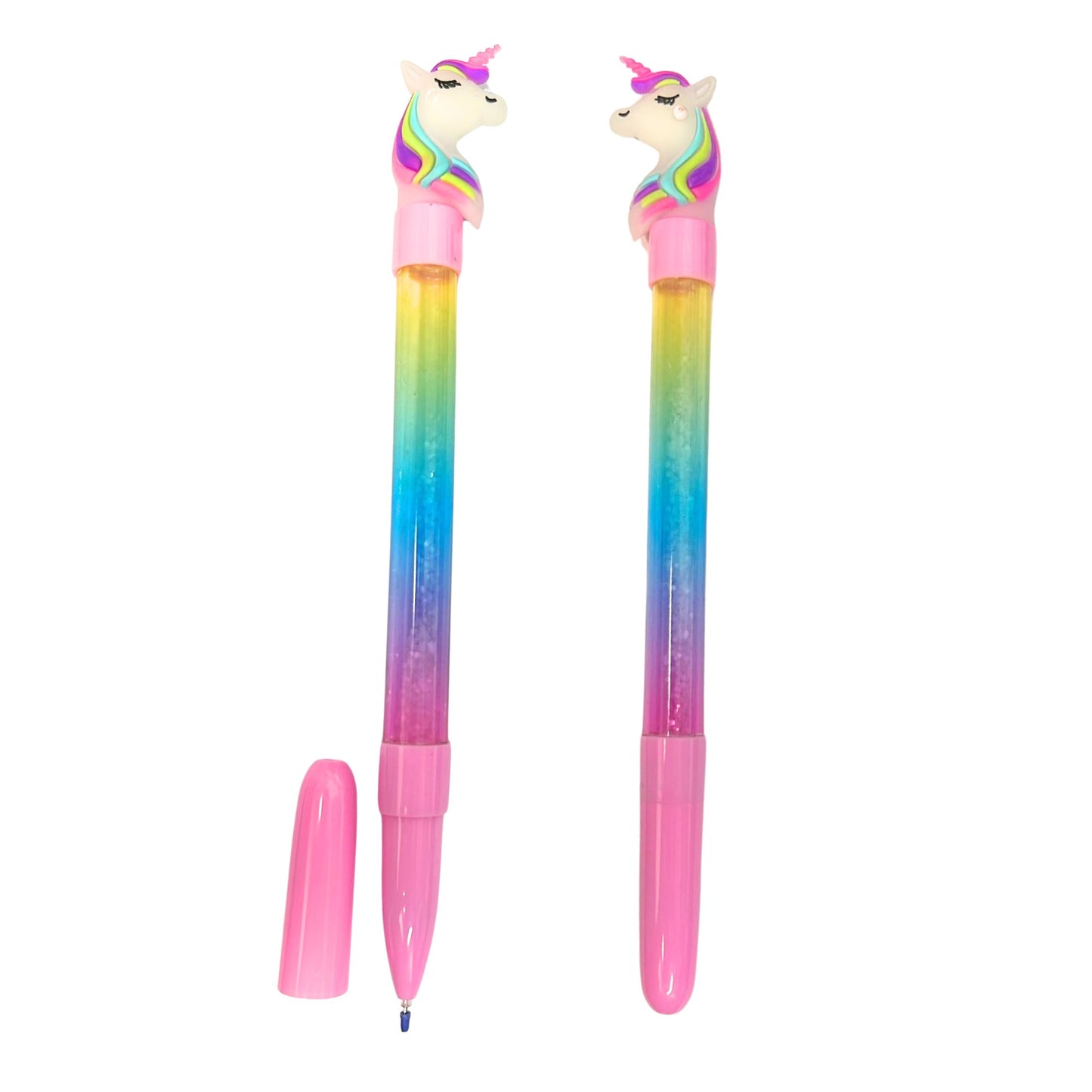 Unicorn Glitter Blue Ink Pen