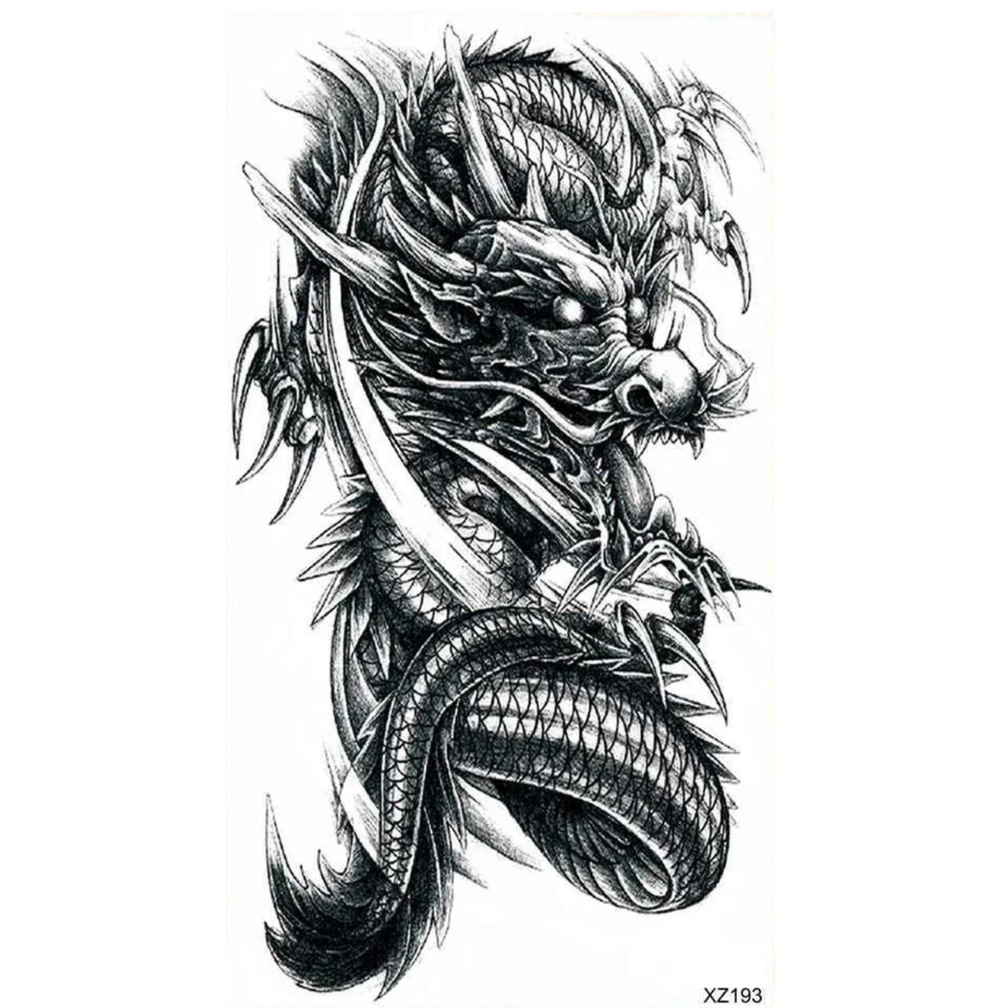 Unisex Colored Semi Permanent/Temporary Long Lasting Tattoo: 1 Pack Temporary Tattoos Tattos product image 12