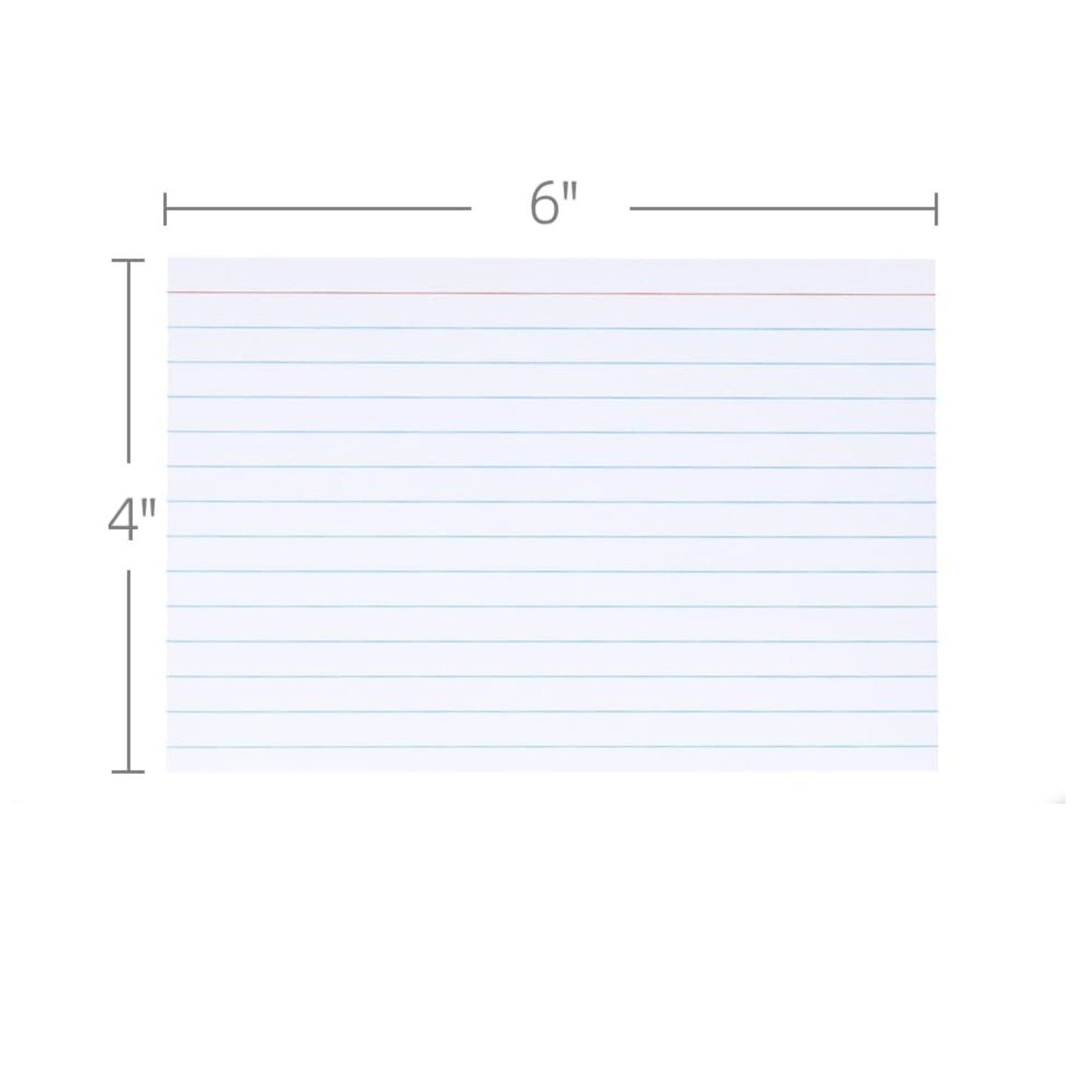 White & Ruled Index Cards