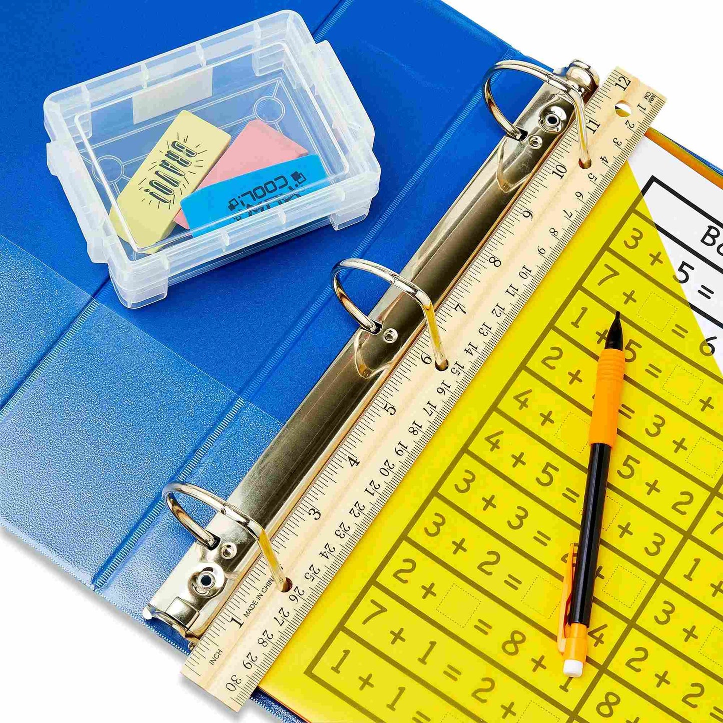 2 Inch / 30 cm Wooden Ruler: 2 Pack Rulers lifestyle use image