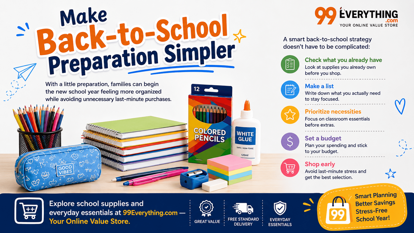 Back-to-School Shopping Made Simple with 99Everything.com