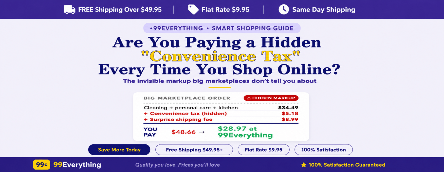 You Might Be Paying a "Convenience Tax" Every Time You Shop Online