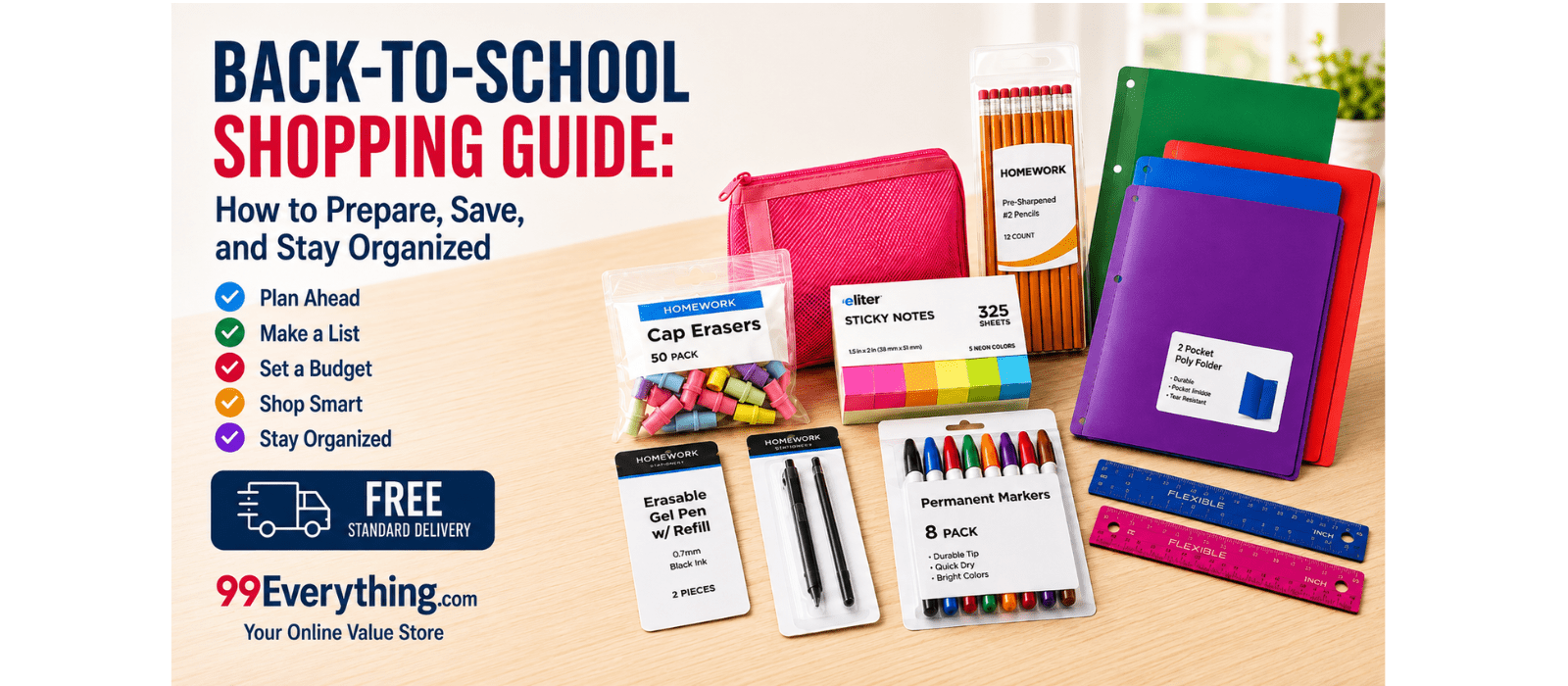 Back-to-School Shopping Guide: How to Prepare, Save, and Stay Organized