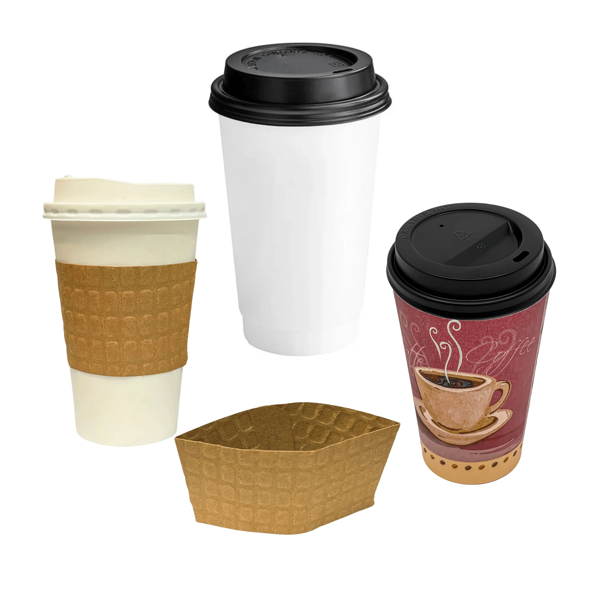 Hot Coffee Cups & Accessories